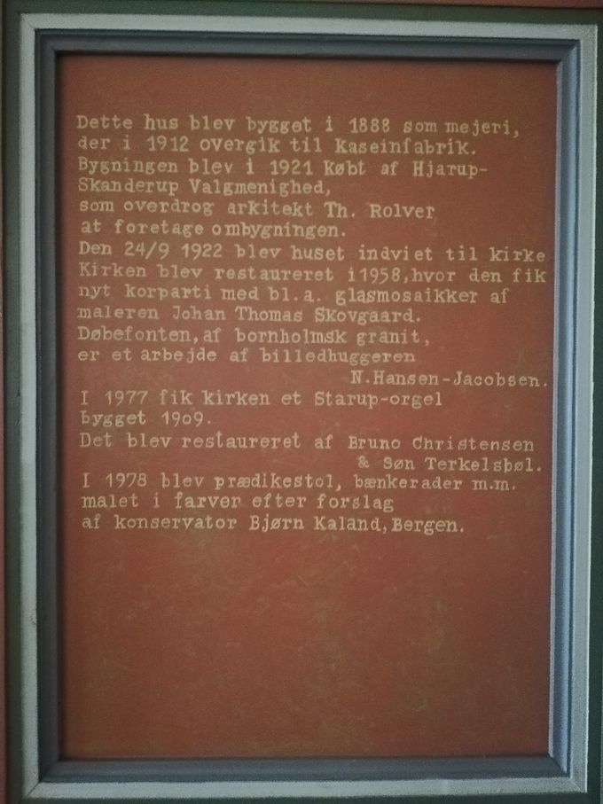 Kirkebygningens historie.